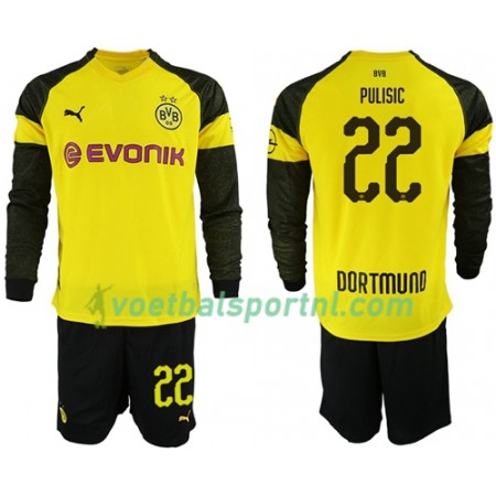 Borussia Dortmund Pulisic 22 Kind Thuis Tenue 2018-19 L/S